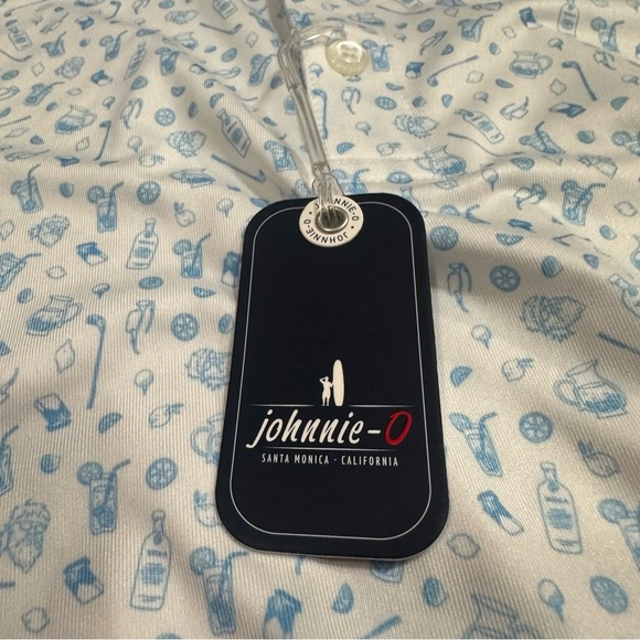 Johnnie o Performance Jersey Polo - Juice Print maliblu - Picture 8 of 8